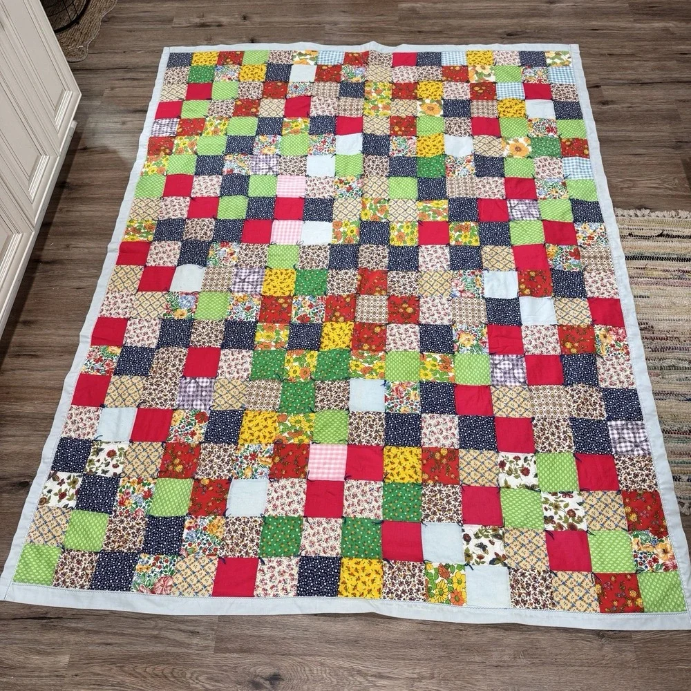 Vintage Patchwork Quilt 80